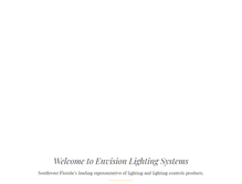 Tablet Screenshot of envisionlightingsystems.com
